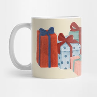 Watercolor Christmas Gifts Mug